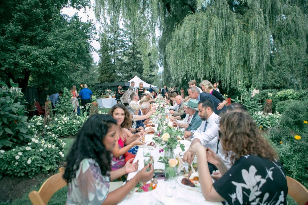 backyard wedding catering
