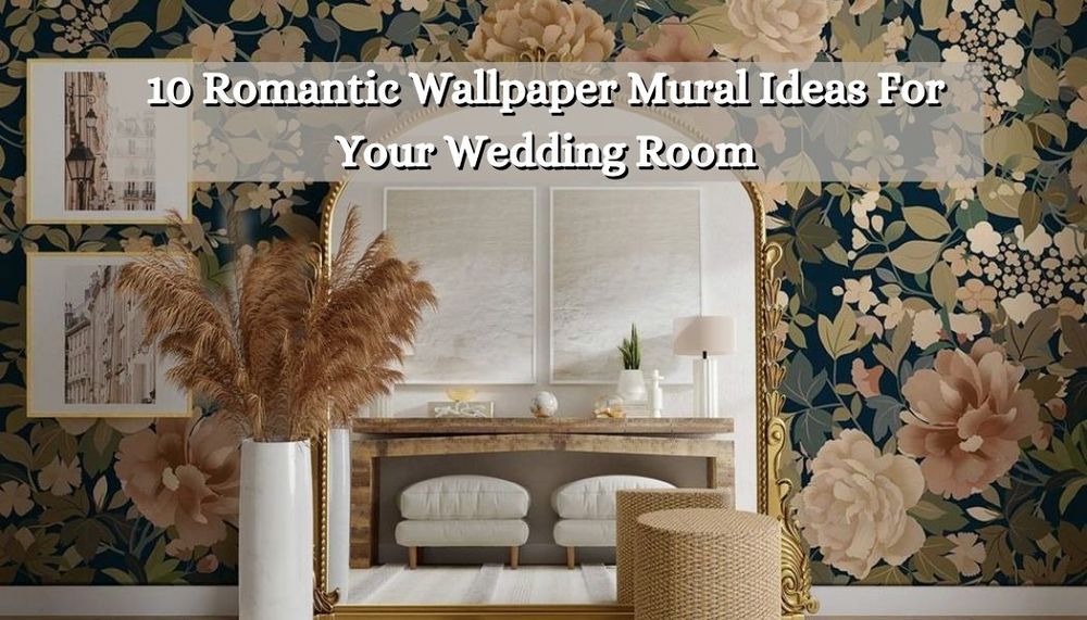 10 Romantic Wallpaper Mural Ideas For Your Wedding Room (With Examples!)