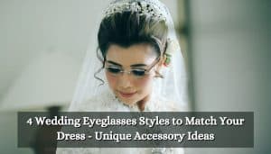 4 Wedding Eyeglasses Styles to Match Your Dress - Unique Accessory Ideas