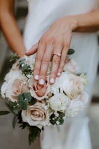 wedding nail shape