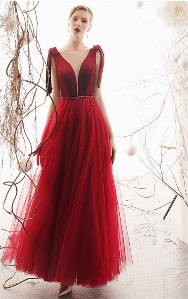 red wedding dress colour
