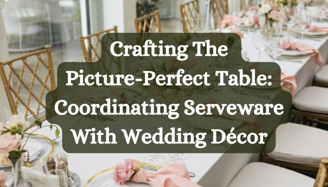 Crafting The Picture-Perfect Table: Coordinating Serveware With Wedding Décor