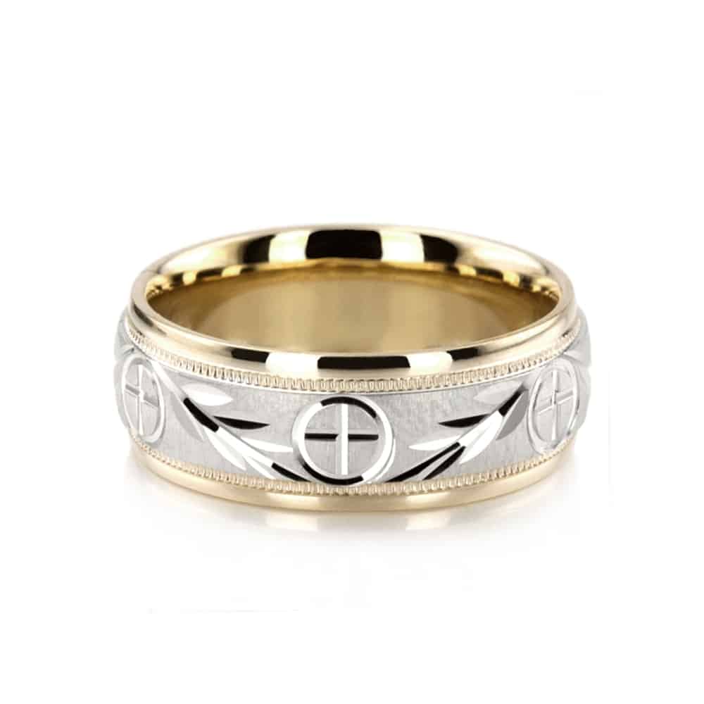Religious wedding rings