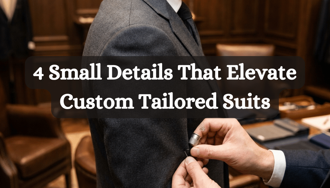 4 Small Details That Elevate Custom Tailored Suits