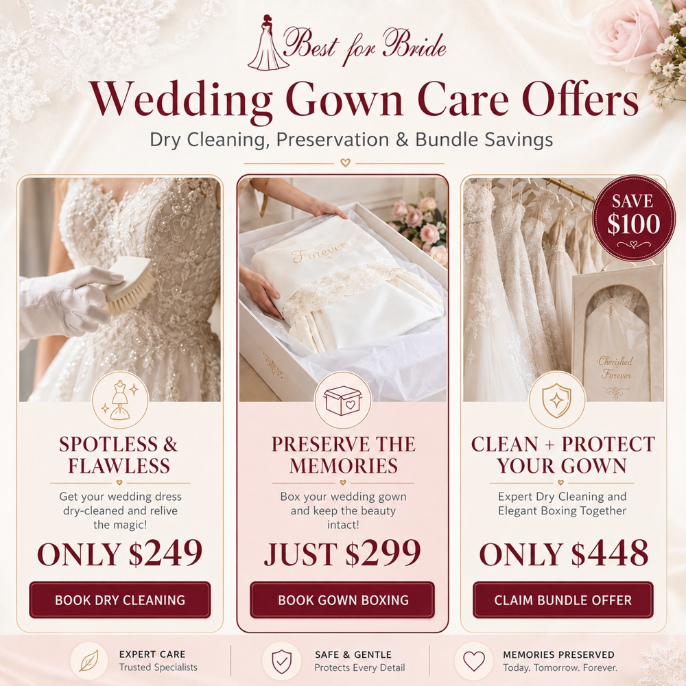 wedding dress boxing service TOP 10 BEST Preservation in Los Angeles, CA - Updated 2026 Preservation Package Expert Bridal Gown Cleaning with Advanced Stain Removal The Queen Package is our most popular mid Wedding Dress Cleaning and Boxing!