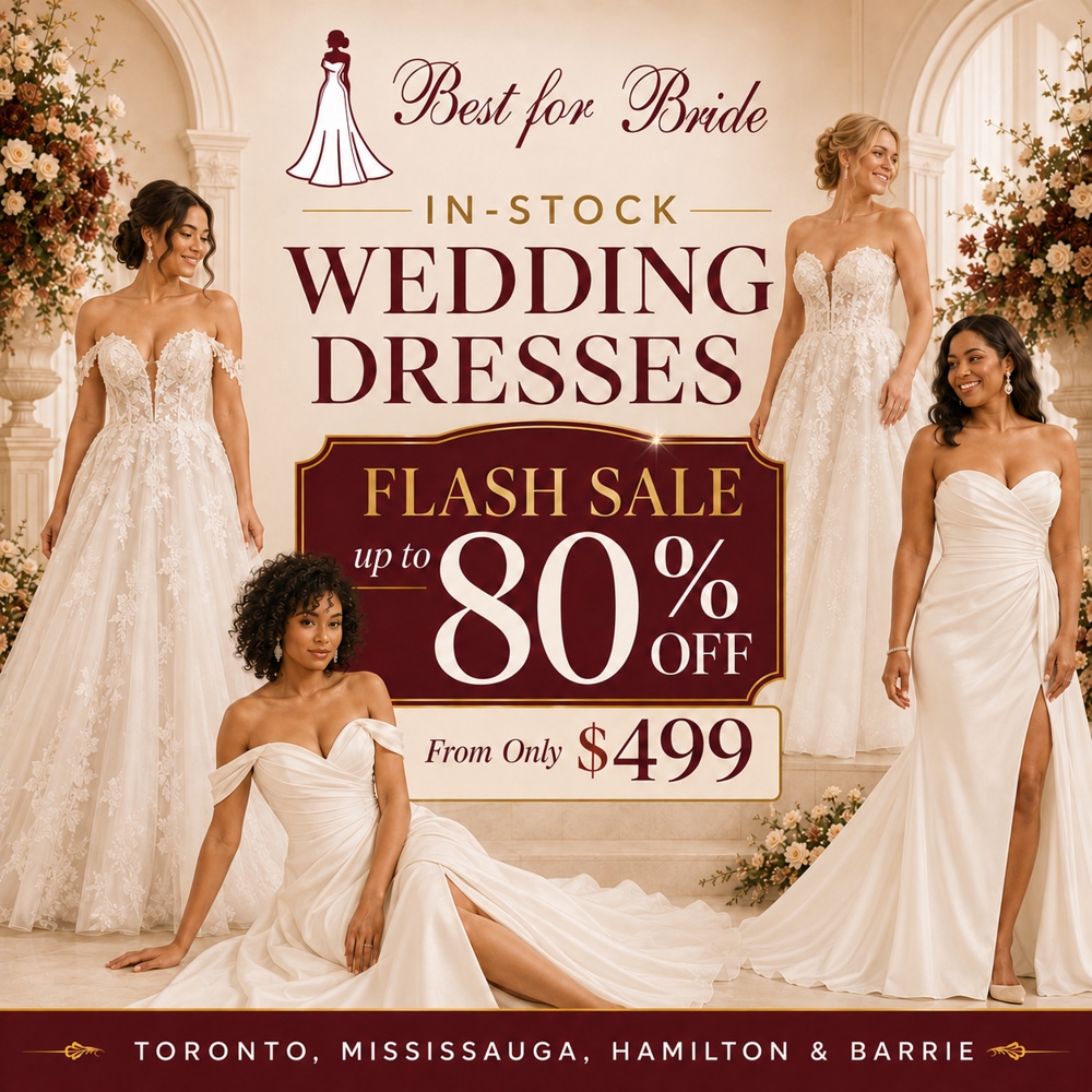 Wedding dress flash sale at Best for Bride