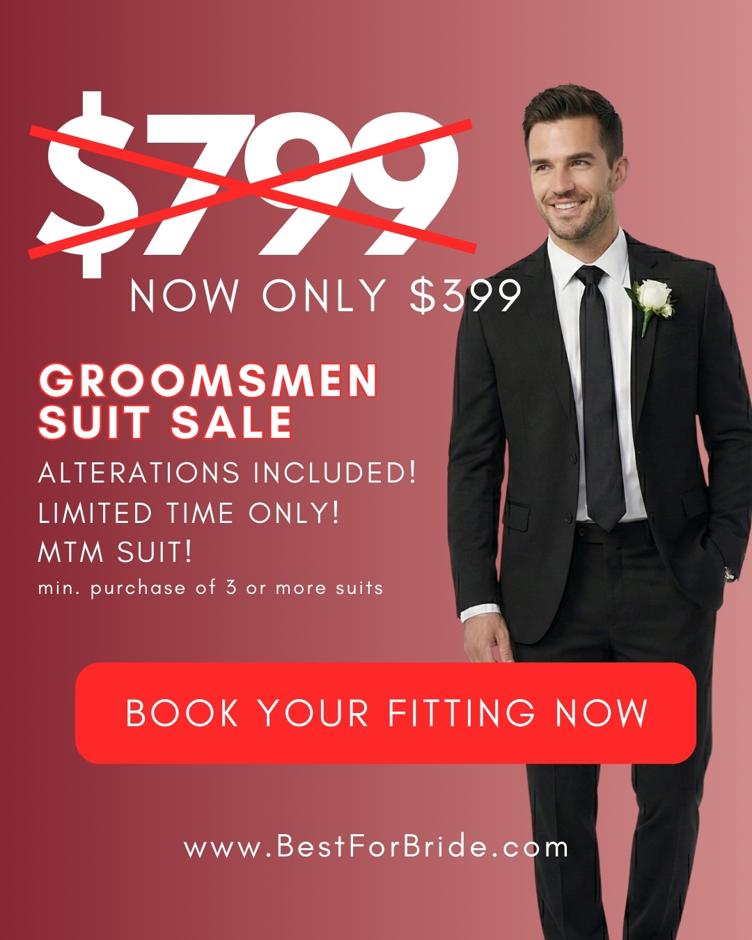 toronto groomsmen group suits sale