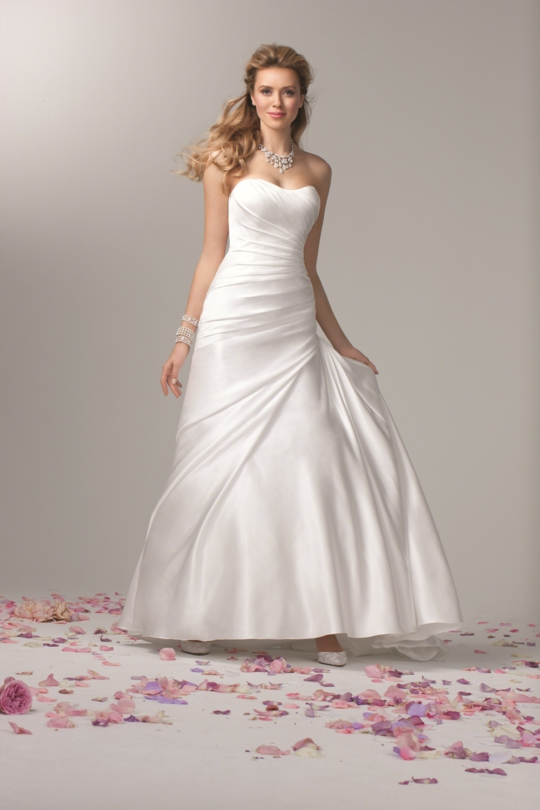 Dress - ALFRED ANGELO BRIDAL SPRING 2013 Collection - 2384 - Satin ...
