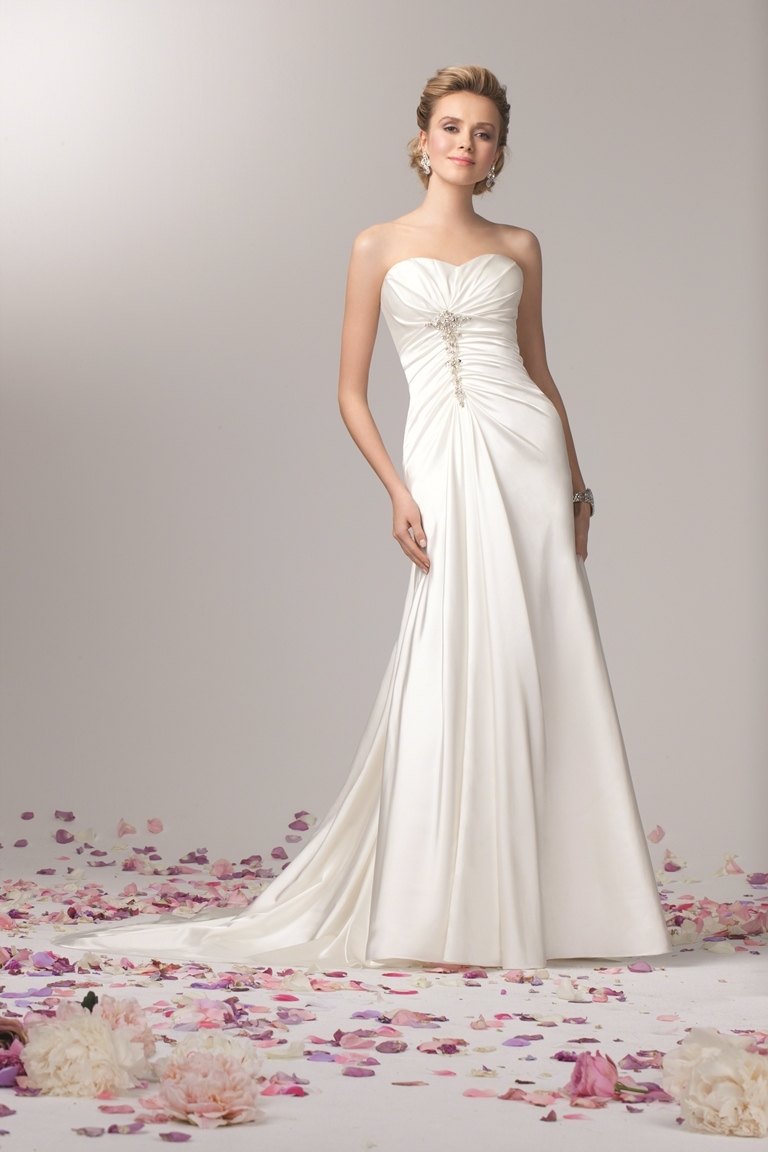 Dress - ALFRED ANGELO BRIDAL SPRING 2013 Collection - 2386 - Charmeuse ...