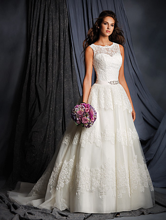 Wedding Dress - ALFRED ANGELO BRIDAL 2015 Collection - 2500 - Modern ...