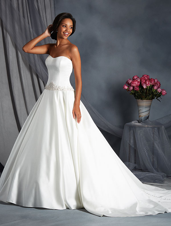 Wedding Dress - ALFRED ANGELO BRIDAL 2016 Collection - 2544 - Strapless ...