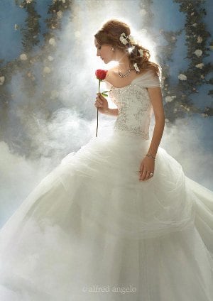 Wedding Dress - Disney Alfred Angelo Collection - 206 Belle 2011 - IN STOCK SERVICE | AlfredAngeloDisney Bridal Gown
