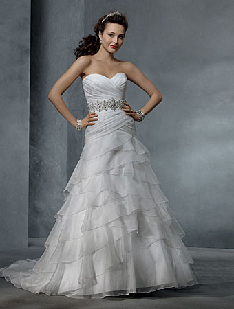 Wedding Dress - Alfred Angelo Collection - 2314 Soft Organza ...