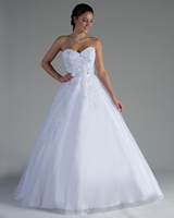 Bridal Dress: Bridalane - 209 - Shown in White tulle and lace 