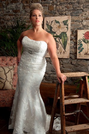Wedding Dress - CALLISTA SPRING 2013 BRIDAL Collection: 4191 - Lace - For Brides With Curves | PlusSize Bridal Gown