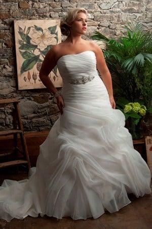 Wedding Dress - CALLISTA SPRING 2013 BRIDAL Collection: 4198 - Organza - For Brides With Curves | PlusSize Bridal Gown