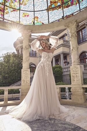 Wedding Dress - Casablanca Bridal Collection: 2496 - PETAL | CasablancaBridal Bridal Gown