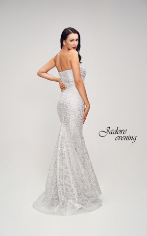Wedding Dress - Jadore Collection - Sweetheart Sequin Sheath Dress J17007 | Jadore Bridal Gown