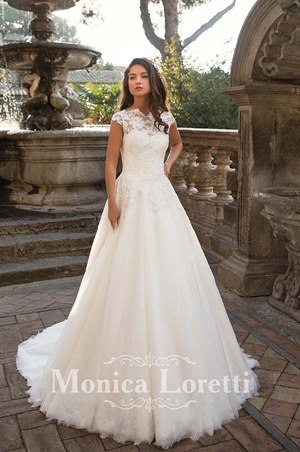 Wedding Dress - Monica Loretti 2017 Collection - 4107 - NIBILA | MonicaLoretti Bridal Gown