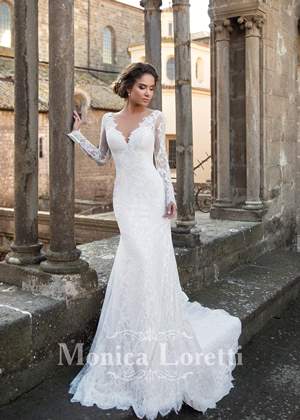 Wedding Dress - Monica Loretti 2017 Collection - 4110 - NAVIA | MonicaLoretti Bridal Gown