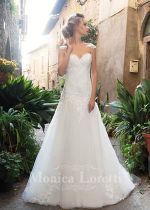 Wedding Dress - Monica Loretti 2017 Collection - 4123 - ONELIA | MonicaLoretti Bridal Gown