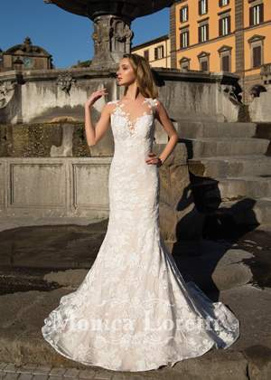 Wedding Dress - Monica Loretti 2017 Collection - 4128 - NEIDA | MonicaLoretti Bridal Gown