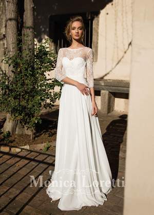 Wedding Dress - Monica Loretti 2017 Collection - 4138 - MARLA | MonicaLoretti Bridal Gown