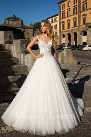 Wedding Dress - Monica Loretti 2017 Collection - 4152 - OLIVO | MonicaLoretti Bridal Gown