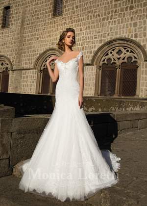 Wedding Dress - Monica Loretti 2017 Collection - 4156 - ORDESA | MonicaLoretti Bridal Gown