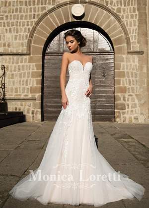 Wedding Dress - Monica Loretti 2017 Collection - 4158 - NAIMA | MonicaLoretti Bridal Gown
