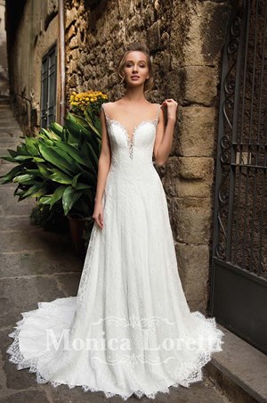 Wedding Dress - Monica Loretti 2017 Collection - 4176 - NENCY | MonicaLoretti Bridal Gown