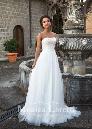 Wedding Dress - Monica Loretti 2017 Collection - 4180 - MARTINA | MonicaLoretti Bridal Gown