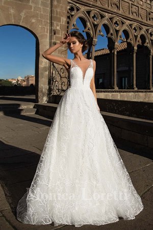 Wedding Dress - Monica Loretti 2017 Collection - 4200 - OLVERA | MonicaLoretti Bridal Gown