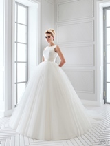 Bridal Dress: Sans Pareil Bridal Collection 2016: 898 - Sleeveless ballgown with amazing keyhole back details 