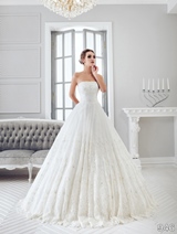 Bridal Dress: Sans Pareil Bridal Collection 2016: 946 - Strapless all-over lace wedding dress with crystal embellished bodice 