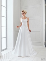 Bridal Dress: Sans Pareil Bridal Collection 2016: 968 - Scintillating beaded sleeveless A-line wedding dress with beading and embroidery in waistline 