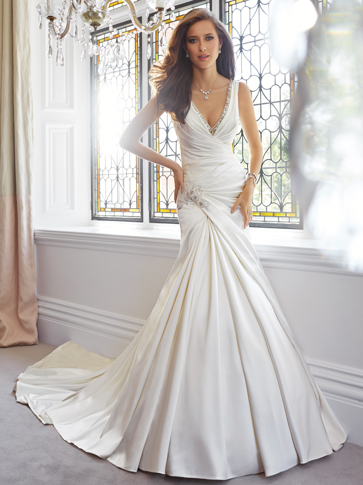 chinese dress ladies Mermaid Wedding Dress Jacqueline Custom Size