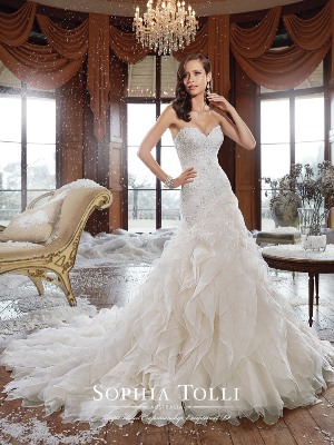 Wedding Dress - Sophia Tolli FALL 2015 Collection - Y21511 Cameron | SophiaTolliByMonCheri Bridal Gown