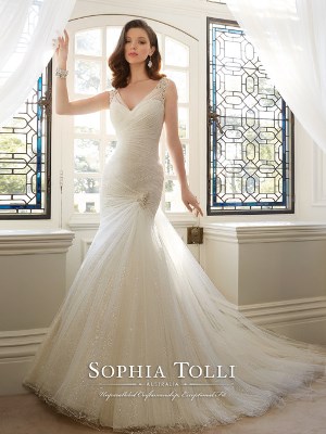 Wedding Dress - Sophia Tolli SPRING 2016 Collection - Y11640 Candace | SophiaTolliByMonCheri Bridal Gown