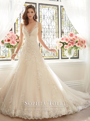 Wedding Dress - Sophia Tolli SPRING 2016 Collection - Y11641 Aricia | SophiaTolliByMonCheri Bridal Gown
