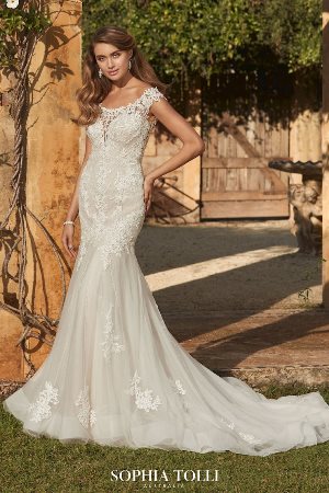 Wedding Dress - Sophia Tolli SPRING 2020 Collection - Y12027 - Tiarn | SophiaTolliByMonCheri Bridal Gown