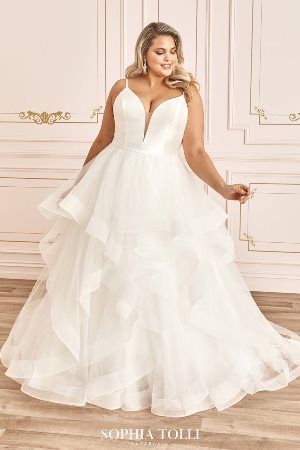 Wedding Dress - Sophia Tolli SPRING 2020 Collection - Y12029LS - Caterina | PlusSize Bridal Gown