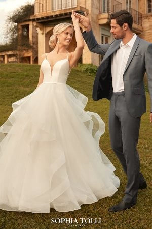 Wedding Dress - Sophia Tolli SPRING 2020 Collection - Y12029 - Caterina | SophiaTolliByMonCheri Bridal Gown