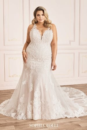 Wedding Dress - Sophia Tolli SPRING 2020 Collection - Y12030LS - Megan | PlusSize Bridal Gown