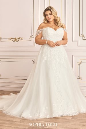 Wedding Dress - Sophia Tolli SPRING 2020 Collection - Y12031LS - Trixie | PlusSize Bridal Gown
