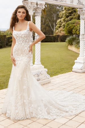 Wedding Dress - Sophia Tolli Bridal Collection - Y12232 - Fashion-Forward Fit And Flare Wedding Dress | SophiaTolliByMonCheri Bridal Gown