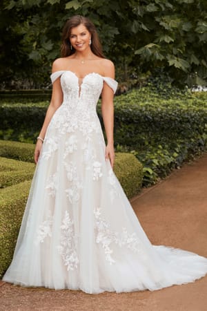 Wedding Dress - Sophia Tolli Bridal Collection - Y22265 - Ethereal Off-Shoulder Sweetheart Wedding Dress | SophiaTolliByMonCheri Bridal Gown