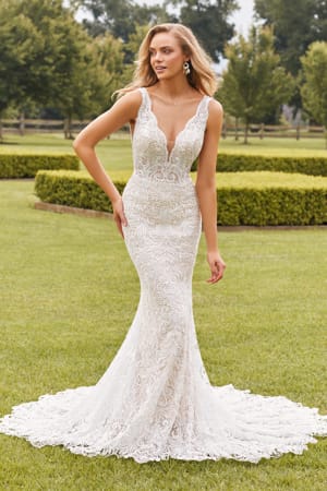 Wedding Dress - Sophia Tolli Bridal Collection - Y22272 - Stylish Wedding Dress With Allover Lace | SophiaTolliByMonCheri Bridal Gown