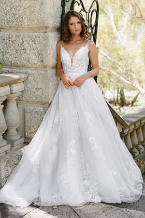 Wedding Dress - Sophia Tolli Bridal Collection - Y22276 - Magical A-Line Wedding Dress With Dramatic Low Back | SophiaTolliByMonCheri Bridal Gown