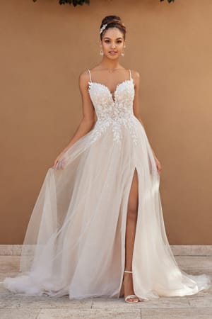 Wedding Dress - Sophia Tolli Bridal Collection - Y3110 - Flirty Bridal Dress With Beaded Embroidery | SophiaTolliByMonCheri Bridal Gown